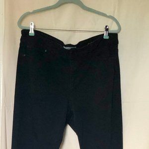 Black Wash Mid-Rise Skinny Ankle Jean